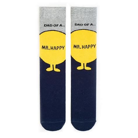 Dad Of A Mr Happy Adult Socks Roys Boys