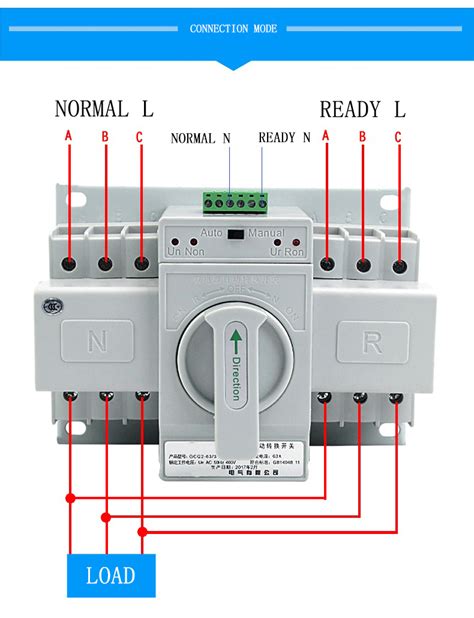 Manual Changeover Switch Wiring Diagram