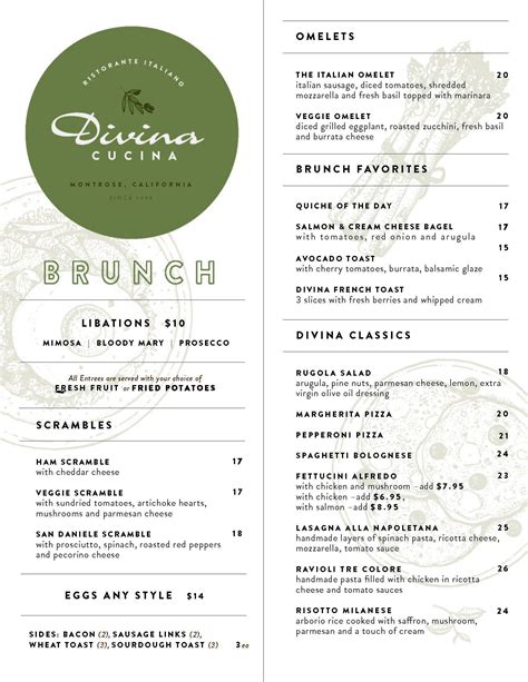 Sunday Brunch — Divina Cucina