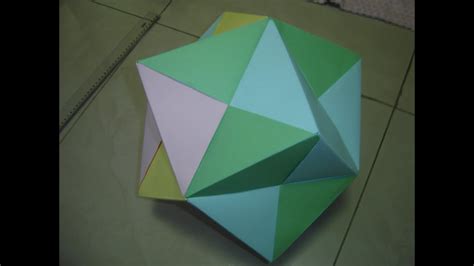 How To Make A Giant Origami Polihedron Octahedron O Como Fazer Um