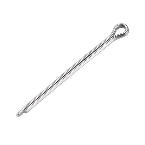 Uxcell Split Cotter Pin 2mm X 30mm 304 Stainless Steel 2 Prongs Silver Tone Fastener Clip Key