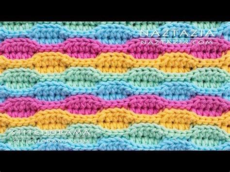 HOW To CROCHET WAVE STITCH Stitchorama By Naztazia Crochet Wave