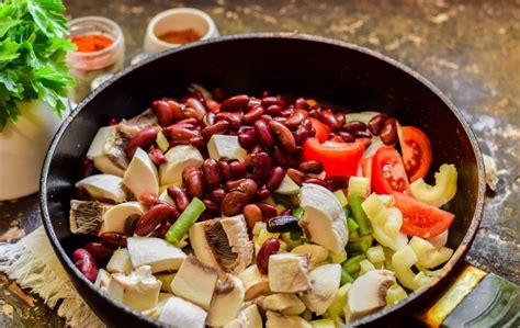 Saute Of Celery Mushrooms And Onions