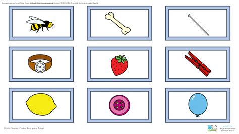Asociación imagen palabra de 5 letras Aula PT