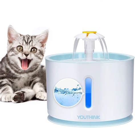 Youthink Trinkbrunnen Katzen Wasserbrunnen Automatischer Wasserspender