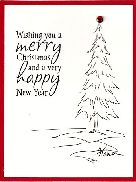 a christmas card with the words wishing you merry and a very happy new ...