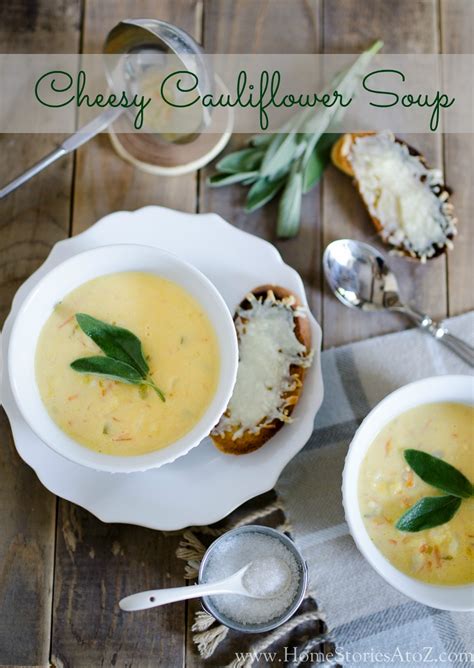 Cheesy Cauliflower Soup Recipe Home Stories A To Z