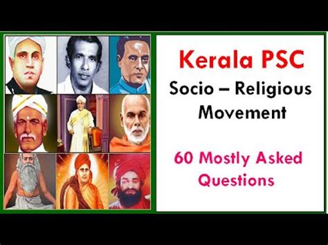 Social And Religious Movements In Kerala Kerala History Socio