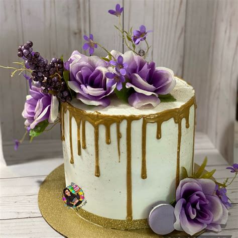 Purple Rose Cake