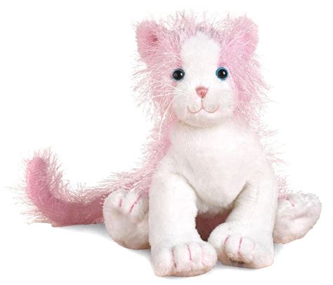 Webkinz Pink White Cat Plush Ganz - ToyWiz