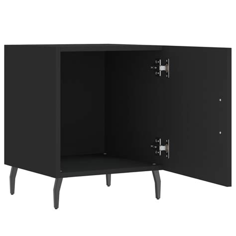 Eto Tables De Chevet Pcs Noir X X Cm Bois Ding Nierie