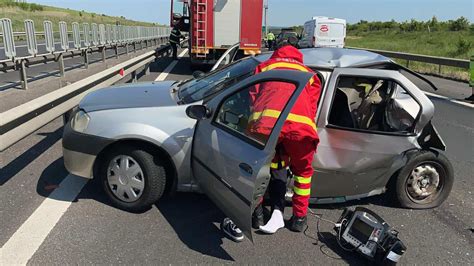 Foto Coliziune Fa Spate Ntre Dou Ma Ini Pe Autostrada A N