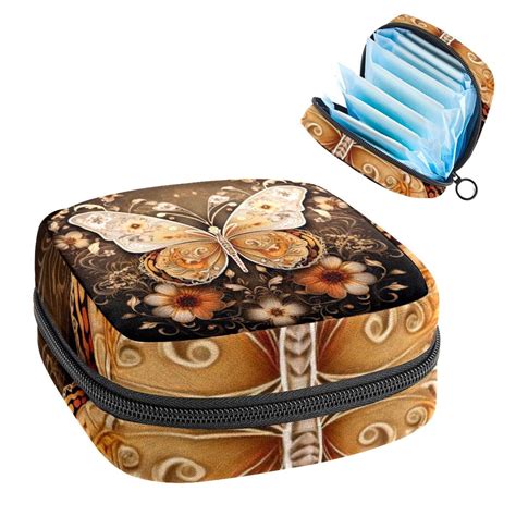 Ownta Fission Butterfly Pattern Premium Storage Bag Period Purse