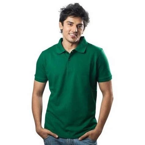 Green Lycra Mens Collared T Shirts At Rs 150 Piece In Ludhiana Id