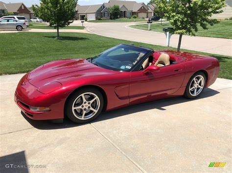 Magnetic Red Ii Metallic Chevrolet Corvette Convertible