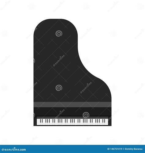 Grand Piano Player Silhouette Cartoon Vector CartoonDealer 107077223