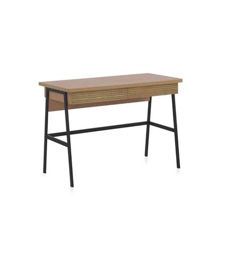 Escritorio Fabricado En Chapa De Fresno Natural Sancochar De Ámbar Muebles