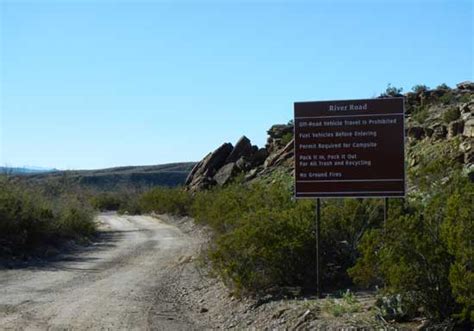 Backcountry Camping - River Road East - Big Bend - Trek Southwest