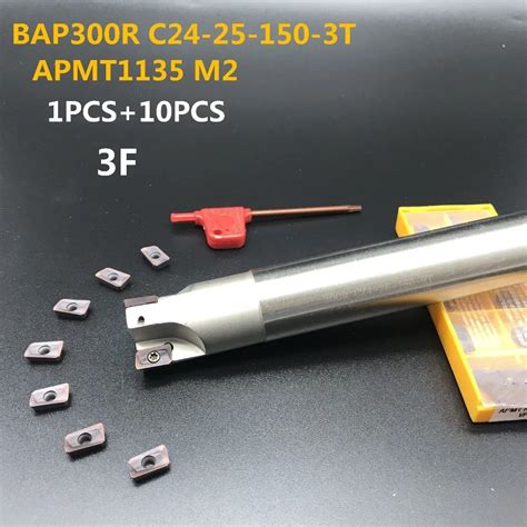 Pcs Lathe Tool Apmt M Pcs Mm Milling Cutter Bap R C