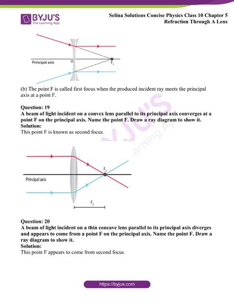 Selina Solutions Concise Physics Class 10 Chapter 5 Refraction Through