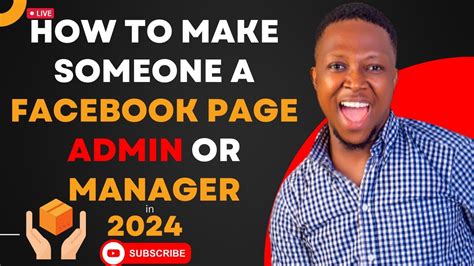 How To Make Someone A Facebook Page Admin Or Manager New Update 2024