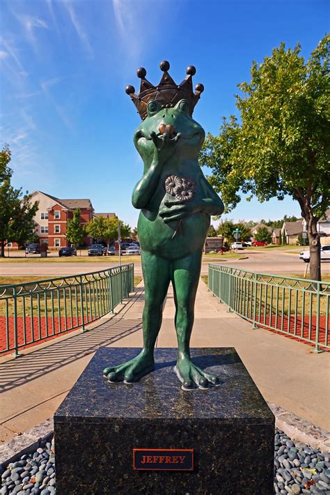 Jeffrey The Frog Statue Norman Oklahoma Victor Hamberlin Flickr