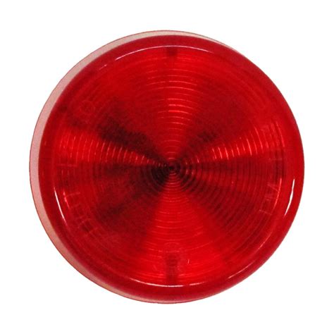 Lampara Para Carro Led Roja Redonda 12v