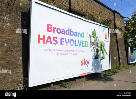 Sky Broadband Advertising Billboard Station Road Berkhamsted