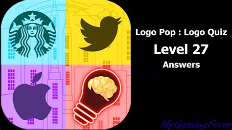 Logo Pop Logo Quiz Level 27 Answers Youtube