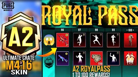 Royal Pass A2 New Rewards Free Emotes New M416 Skin New Super