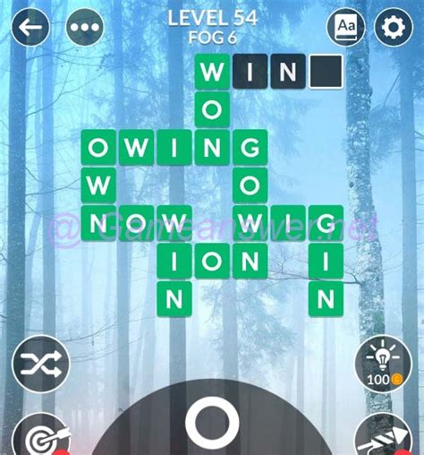 Wordscapes Level 54 Answers Bonus Words Gameanswer