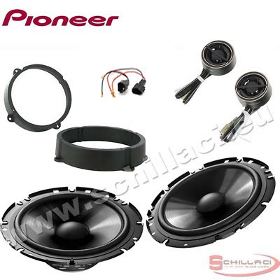 Kit Coppia Casse Pioneer Alfa Romeo Con Adattatori E Supporti Ant