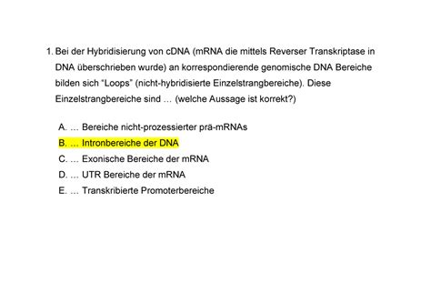 Probeklausur 18 März 2017 Fragen und Antworten 1 Bei der