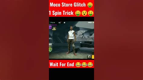 Moco Store Glitch 🤑 1 Spin Trick 🤯🤯 Free Fire Funny Moment 😂😂🤣😂 Short Freefire Youtube