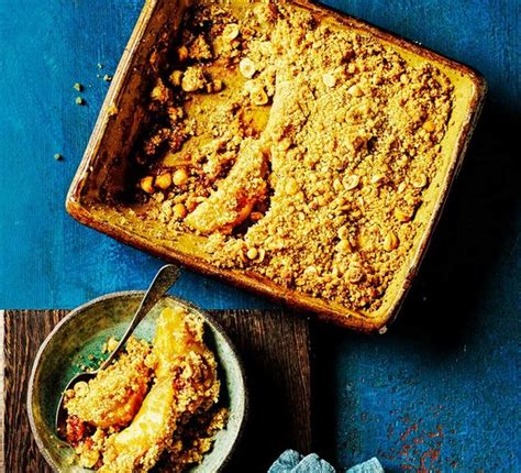 Pear crumble recipe | BBC Good Food