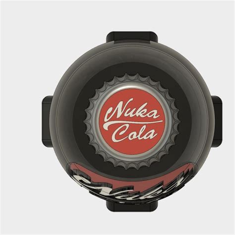 3D Printable Fallout 4 Nuka cola bottle by wolfie