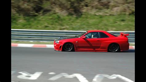 Godzilla Nissan Skyline R34 Gtr Full Throttle Backfire 700 Hp Youtube