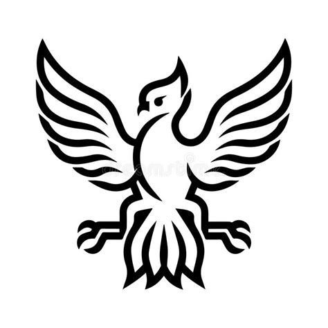 Griffin Icon Or Modern Line Symbol Vector Line Art And Icon Design With Bold Outline Stock