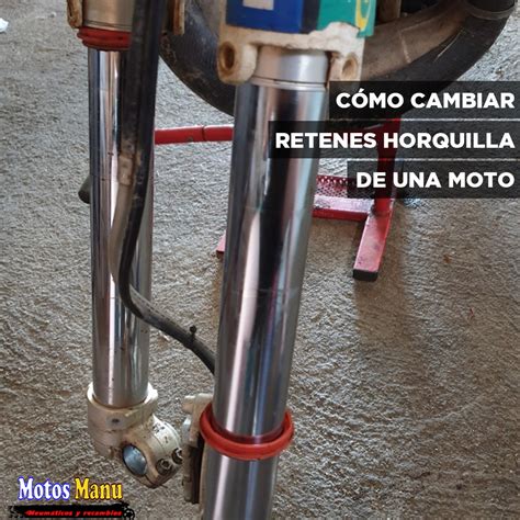 Cómo cambiar retenes horquilla de una moto