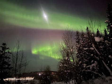 Se Han Observado Hermosas Exhibiciones De Aurora Boreales En Alaska Y