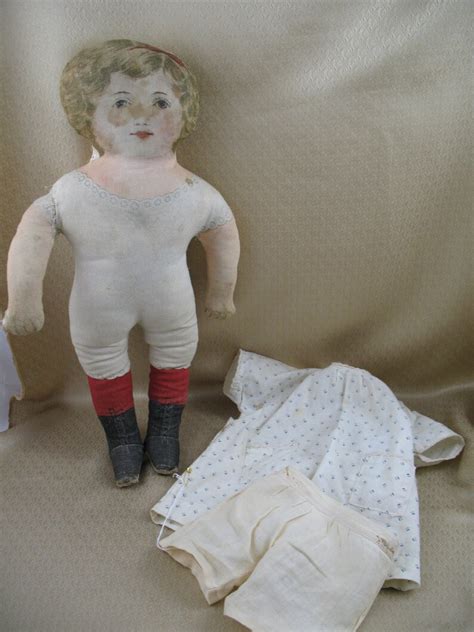 Art Fabric Mills Stuffed Cloth Doll From Early 1900s 17 Etsy