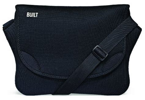 Built Bowery Neoprene 11 To 13 Inch Laptop Messenger Bag Black