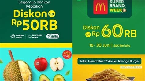 Promo Grab Hari Ini Juni Grabfood Mcdonalds Diskon Rp