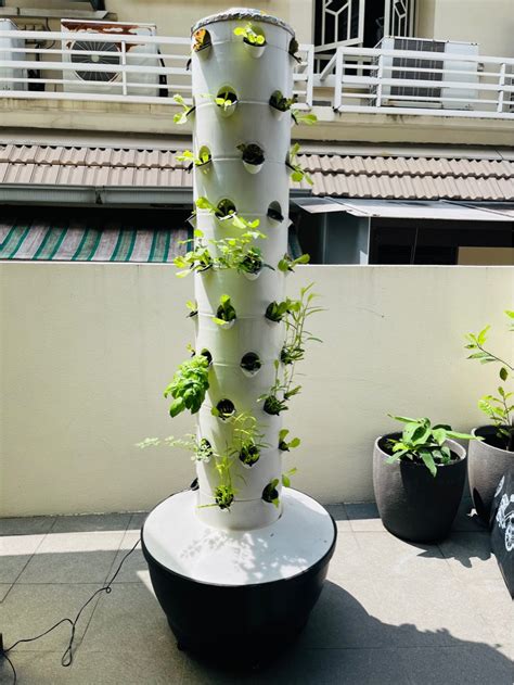 Aeroponic Tower Garden Vertical Hydroponic Tower Garden System 10