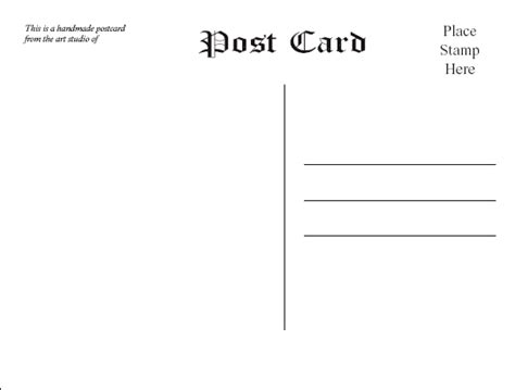 Postcard Templates