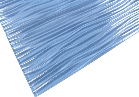 Wavy Subway Tile Blue Wave Glass Subway Tile — Oasis Tile