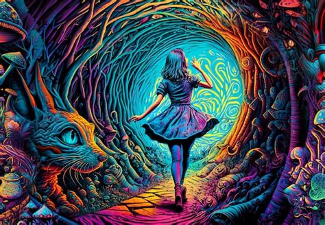 Alice In Wonderland Trippy Wallpaper