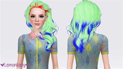 Newsea`s Millet Hairstyle Retextured By Lemonkixxy Sims 3 Hairs