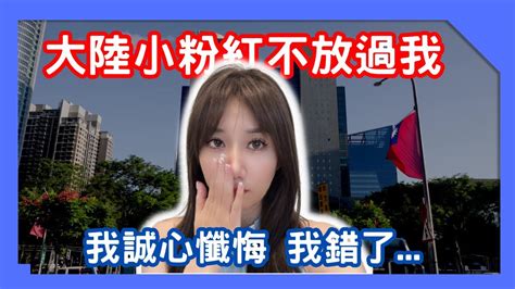 大陸小粉紅不放過在台灣的我！我誠心懺悔我真的錯了 Youtube