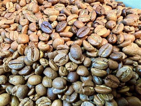 Close Up Roast Coffee Bean Background Picture Roasted Coffee Beans